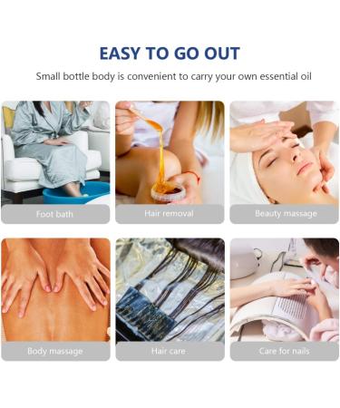 Beaupretty 50ml Refillable Roll-On Glass Bottles - Empty Deodorant & Essential Oil Roller Bottle Set (5pcs) for Massage Oil - Buy Online on GoSupps.com
