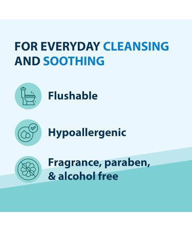 Anusol Cleansing Hypoallergenic Cooling Flushable Wipes 40 Count Skin Cleaning Wipe - Buy Online on GoSupps.com