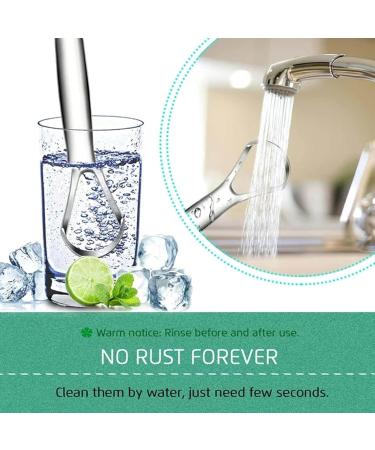 Buy Tooth Silk Dispenser & Tongue Scraper Set - 3 Stainless Steel Cleaners for Fresh Breath | International Shipping Available - Buy Online on GoSupps.com