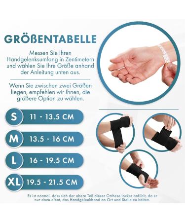 Actesso Elastic Wrist Bandage - Support for Sprains & RSI | Medium Black Hand Bandage | Right & Left - Buy Online on GoSupps.com