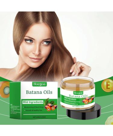 Natural Raw Batana Hair Oil - Organic Conditioner for Hair Growth Scalp Moisturizer & Repair Mask for Men & Women | 4.23FL.OZ - Buy Online on GoSupps.com