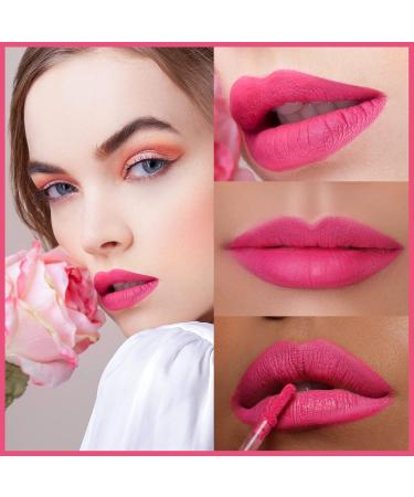 Oulac Liquid Matt Lipstick - Long-Lasting Pink Lipstick Vegan Gluten-Free Intensive Color with Precise Applicator - 4.5 ml (M09) Pinky Kiss - Buy Online on GoSupps.com