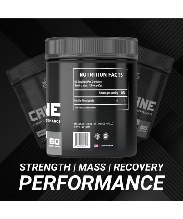 Swole AF Creatine Mono | Pre & Post Workout Supplement for Muscle Gain & Recovery | Boost Strength Power & Performance - Buy Online on GoSupps.com