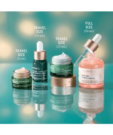 Biossance Miracle Moisture Set - Vitamin C Rose Oil Copper Peptide Serum Omega Repair Cream & Marine Algae Eye Cream | International Shipping Available - Buy Online on GoSupps.com