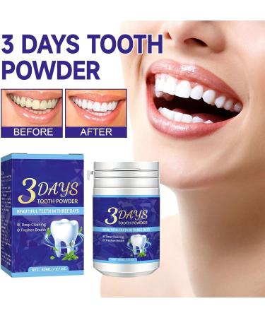 3 Days Teeth Whitening Powder - Effective Stain Removal for Bright White Teeth (1PC) | Fast International Shipping - Buy Online on GoSupps.com