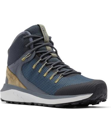 Columbia Men's Trailstorm Mid Waterproof Hiking Shoe 10 - Graphite/Creek - Buy Online on GoSupps.com