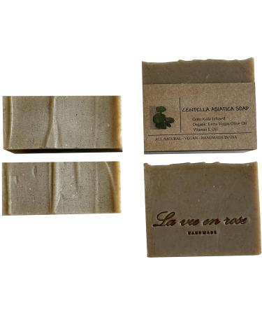 La Vie En Rose Centella Asiatica Soap Bars - Handmade Natural Soap for All Skin Types | 4 Bars (5.0-5.4 oz) | International Shipping Available - Buy Online on GoSupps.com