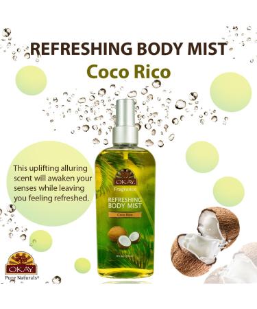 OKAY COCO RICO REFRESHING BODY MIST 8oz / 237ml 8 Fl Oz (Pack of 1) - Buy Online on GoSupps.com