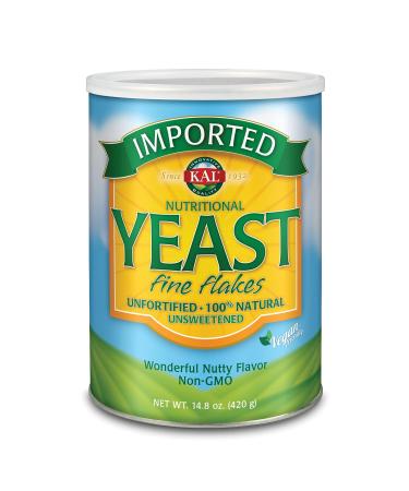 KAL Imported Nutritional Yeast Fine Flakes 14.8 oz (420 g)