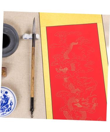LALAFINA Portable Writing Aged Wall White Calligraphy Tea Home Asian Brush Blank Office Ink for As Shown 3 3X47.4X183CM - Buy Online on GoSupps.com