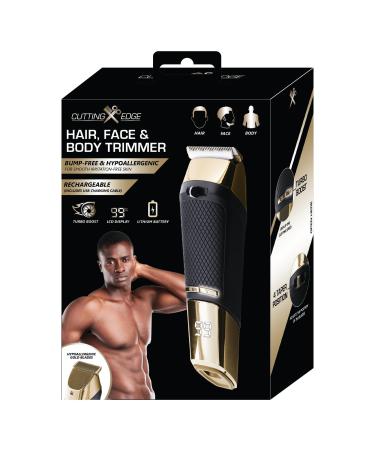 Cutting Edge Rechargeable Ceramic Trimmer with LCD Display Pouch and Signature Magnetic Box Xtreme
