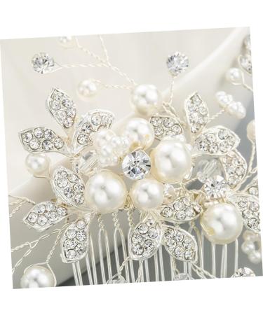 FRCOLOR Wedding Hair Accessories Wedding Headpiece Tiara Bridal Hair Comb Women Hairpin Bride Insert Comb Bridal Headdress Hair Dryer European and American Miss Flower Girl Hair Accessory - Buy Online on GoSupps.com