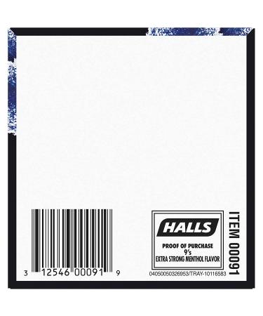 HALLS Relief Max Strength Menthol Throat Drops - 180 Extra Strong Drops (20 Packs) - Buy Online on GoSupps.com