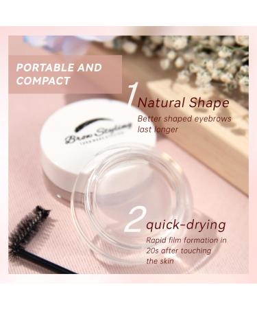 Cire Sourcils Fixante Savon Transparent Savon Sourcils Gel Sourcils Transparent Fixateur Imperm able Longue Dur e pour Effet de Stratification Maintenir les Sourcils en Place - Buy Online on GoSupps.com