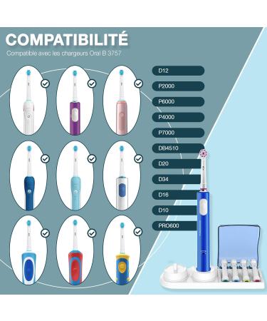 Electric Toothbrush Holder for Oral B with Cover - Electric Toothbrush Holder Base - Toothbrush Head Holder - Buy Online on GoSupps.com