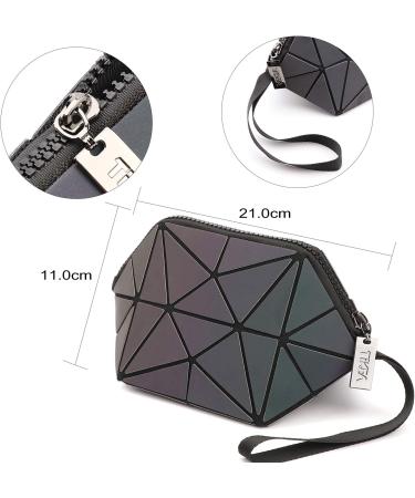 Shop Tikea Makeup Bag | Small Cosmetic Case & Organizer - Boho Mandala Design - Buy Online on GoSupps.com