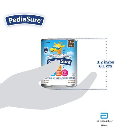 PediaSure Formulated Liquid Diet Chocolate 12 count 2820 mL - Buy Online on GoSupps.com
