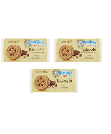Mulino Bianco Mulino Bianco Baiocchi Chocolate Cookies 335 g Set of 3