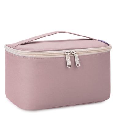 Travel Makeup Bag Large Cosmetic Bag Make up Case Organizer for Women and Girls Pink Large (Pack of 1) - Buy Online on GoSupps.com