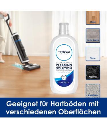 Tino Multi-Surface Floor Cleaner 1L - Compatible with IFLoor 2/3 & Floor One S3/S5/S6/S7 - Safe for All Hard Floors Kids & Pets - Buy Online on GoSupps.com