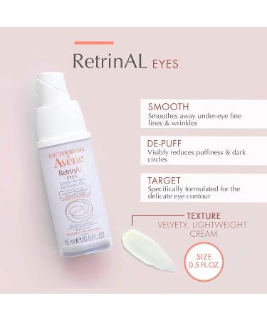 Eau Thermale Avene RetrinAL EYES 0.5 Fl Oz - Minimizes Under-Eye Lines, Puffiness & Dark Circles - Buy Online on GoSupps.com