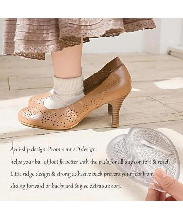 Forefoot Pads & Metatarsal Inserts for Women - High Heel Comfort Relief Anti-Slip & Invisible Design - One Size Fits All - Buy Online on GoSupps.com