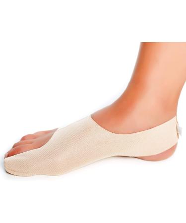Bunion Bootie Ultra-Thin Bunion Socks | Bunion Relief & Corrector for Women & Men | Hallux Valgus Corrector & Toe Straightener | Bunion Sleeve for Shoes - Medium-Right Foot (1 Pack) - Buy Online on GoSupps.com