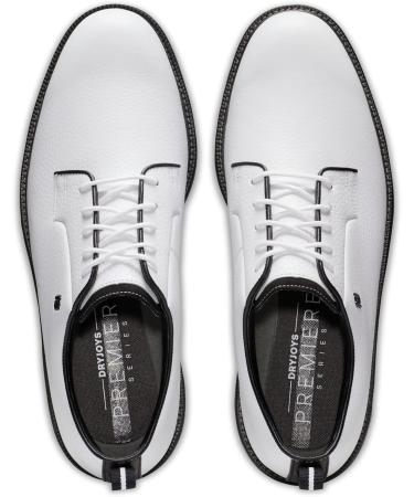 Footjoy Men's Premiere Series Field Golf Shoe - 42.5 EU - White & Black - Premium Performance & Comfort for Golf Enthusiasts - Buy Online on GoSupps.com