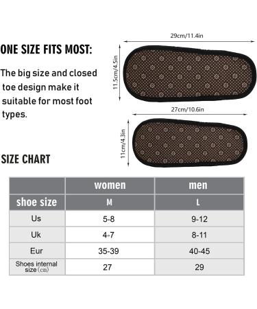 Mnsruu Heart Striped Valentine's Day Non-Slip Cotton Slippers for Home Hotel Spa & Travel - Perfect Gift! - Buy Online on GoSupps.com