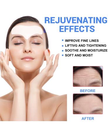 Forehead Wrinkle Patches - Anti-Wrinkle Hydrolyzed Collagen & Vitamin E Face Tape (24PC) for Youthful Skin - Buy Online on GoSupps.com