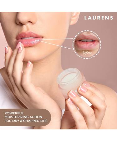 Buy Lip Mask by Skincare By Laurens - Moisturizing & Plumping Formula with Shea Butter & Vitamin E for Dry Chapped Lips - 0.5 fl oz - Buy Online on GoSupps.com