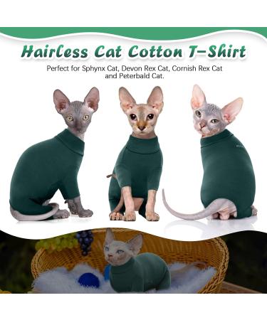 Hjyokuso Sphynx Cat Clothing | Breathable Soft Sweater for Cats | Warm Cat Mantle & Four-Legged Shirts for Sphynx Cornish Rex Devon Rex & Peterbald - Buy Online on GoSupps.com