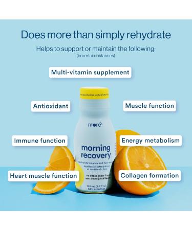 More Labs Morning Recovery Liver Support Drink (Pack of 24) Sugar-Free Lemon Flavor Hovenia Dulcis Milk Thistle Prickly Pear Korean Red Ginseng B Vitamins Electrolytes No Artificial Flavors Lemon (Sugar-Free) 100 ml (Pack of 24) - Buy Online on GoSupps.com