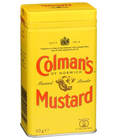 Colman's Dry Mustard Powder 4oz (Pack of 2) | Hot & Tangy | Grilling, Dips, Dressings, Marinades | 4 Ounce (Pack of 2)