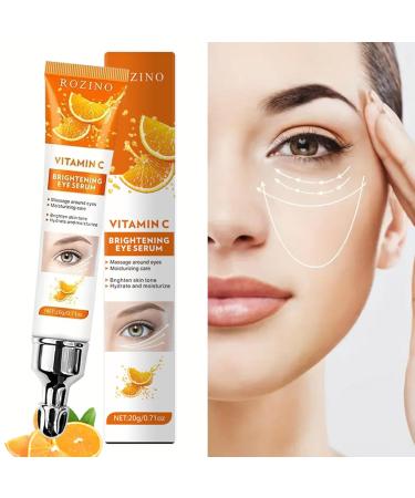 2PACK Vitamin C Brightening Eye Serum 20g/0.71oz Moisturizing & Hydrating For Massage Around Eyes Brightens Skin Tone Nourishes Delicate Eye Area (0.71OZ) 0.36 Ounce (Pack of 2) - Buy Online on GoSupps.com