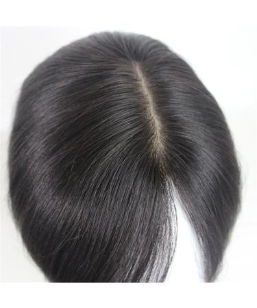 Remeehi 6x6 Dark Brown Straight Human Hair Clip-In Hairpiece for Women - Premium Quality & Natural Look - Buy Online on GoSupps.com