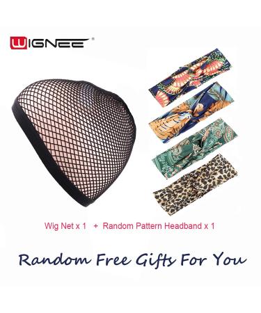 WIGNEE 26 Inch Kinky Straight Headband Wig for Women - Yaki Straight Afro Wig with Black Headband - 1B 26 Inch - Pack of 1 - Buy Online on GoSupps.com