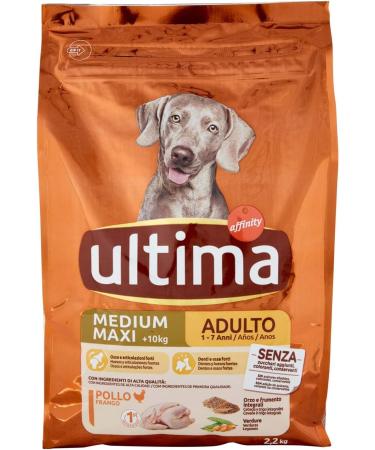 Ultima Medium Maxi Adult Dog Food with Chicken 2200g - Buy Online on GoSupps.com