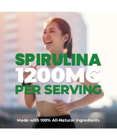 NEW 1200mg MAXIMUM POTENCY Organic Spirulina powder per tablet Powerful Antioxidant Allergy Relief Improved Energy and Vitality Blue-Green Algae Superfoods. High in Iron Non-GMO Gluten Free. 120 Vegan Tablets. 120 count (Pack of 1) - Buy Online on GoSupps.com