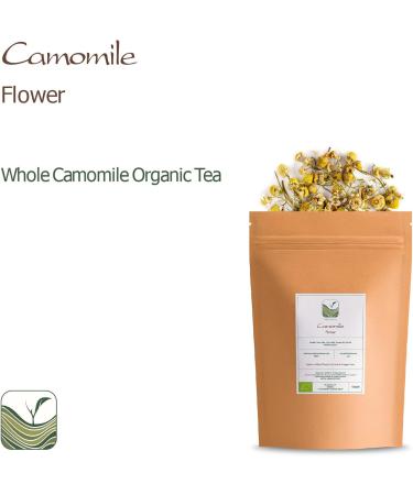 Organic Chamomile Flower Tea - Soothing & Relaxing 300g | Premium Dried Chamomile for Wellness - Buy Online on GoSupps.com