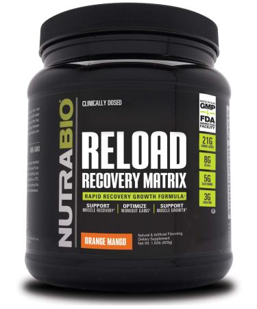 NutraBio Labs Reload Recovery Matrix Orange Mango 1.83 lb (829 g)