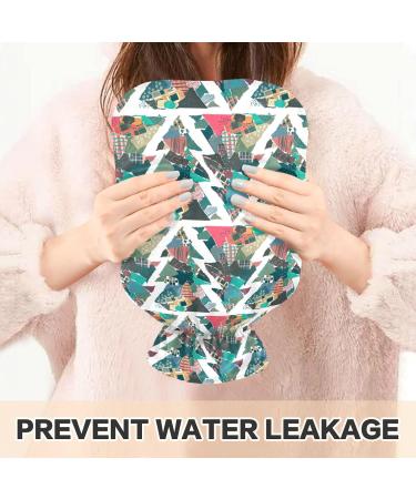 Shop Naanle Christmas Trees Heat Bottle 2L Transparent Hot Water Bottle for Pain Relief & Warmth | Ideal for Bed Hand & Foot Therapy - Buy Online on GoSupps.com