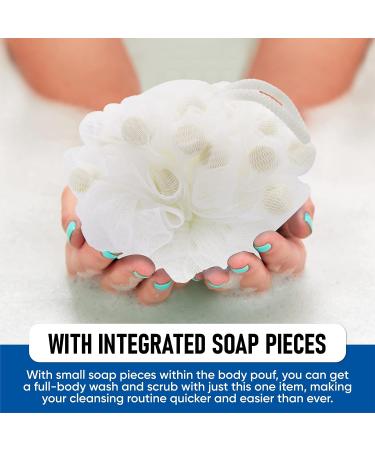 Taio Esponjabon Shower Bath Puff - Mother of Pearl Loofah Luffa Body Wash Ball - Buy Online on GoSupps.com