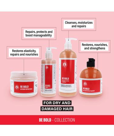 Ginger Milk Intensive Repair Leave-In for Dry & Damaged Hair | Color & Chemical Damage, Hot Tool Protection | 8oz - BE BOLD - Buy Online on GoSupps.com