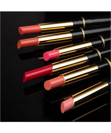 ChaneeHann 2-in-1 Lipstick & Liner Set - Matte Double Head Lipstick & Liner in 09 Pink Beige | Waterproof & Long-Lasting Lip Liner Pencil - Buy Online on GoSupps.com