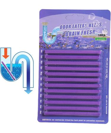 Drain Cleaner Sticks 12PCS Deodorizer And Drain Strips Drain Clog Remover Sticks Pipe Cleaning Sticks To Clean Sink Shower Bathtub Toilet Drain Odor - Buy Online on GoSupps.com