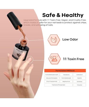 Modelones Fall Gel Nail Polish Set - 12 Colors for Halloween | Soak Off LED Nail Art Kit - Perfect Gift for DIY & Salon Use - Buy Online on GoSupps.com