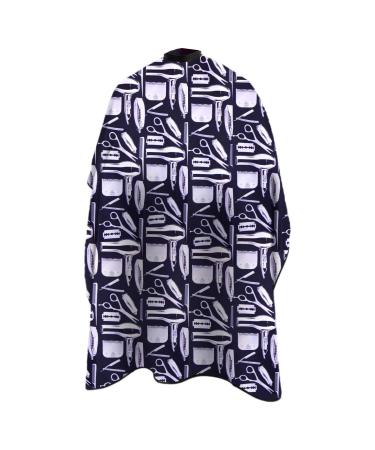 King Midas Barber Cape (Black and White)