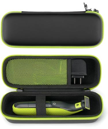 Anywest pocket for O Blade Face Body QP2630 QP2520/30 QP4631 for O Blade Pro 360 for Braun Series 3/5/7/9 can keep o blade replacement blades hard shell travel transport bag