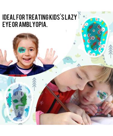 Shop Andicage 60 Disposable Children's Eye Flaps - Cartoon Fleece Eye Pads for Toddler Amblyopia & Lazy Eyes - International Shipping Available - Buy Online on GoSupps.com
